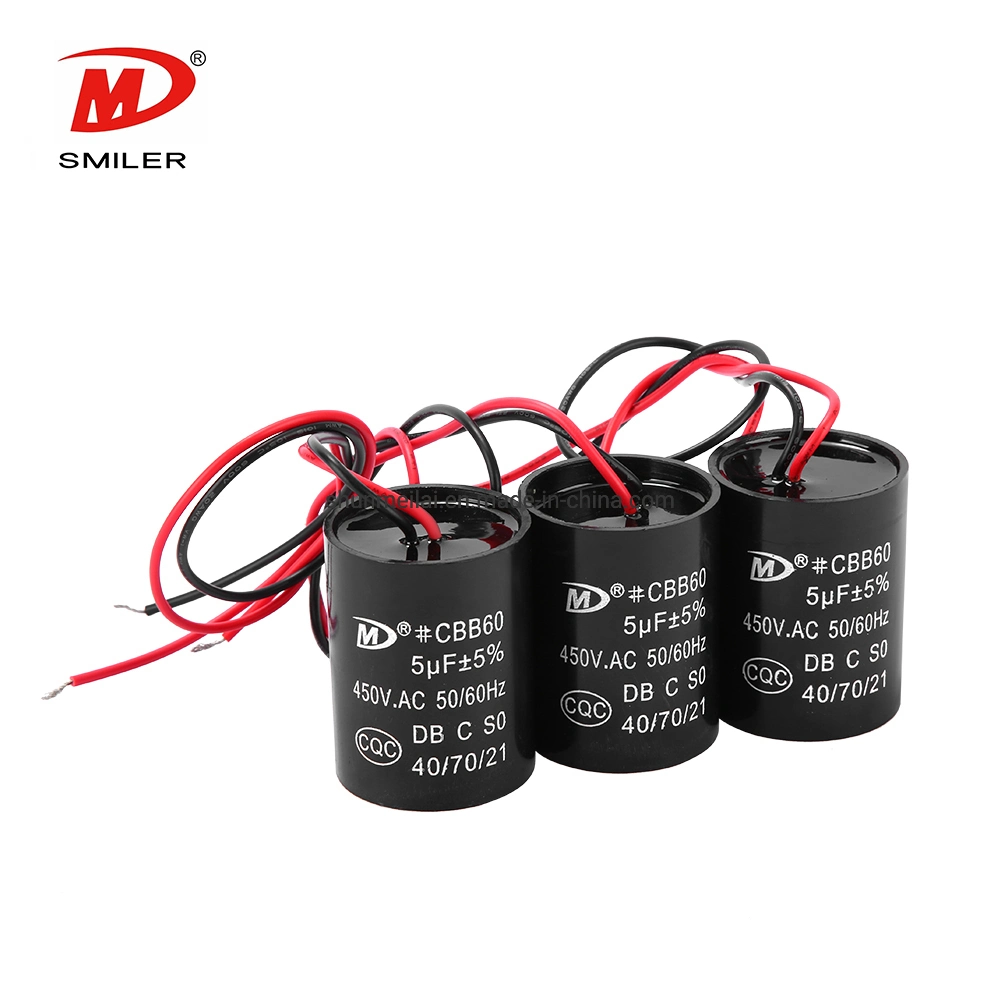 Cbb60 450V 45UF Running Motor Electric Capacitor AC Single Phase 220V Compressor Parts