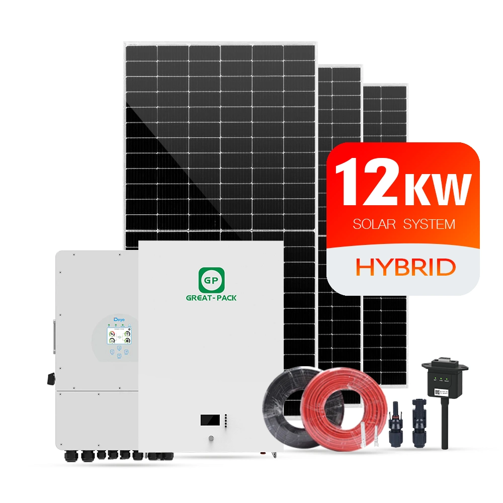 8kw 10kw 12kw Home Battery Storage PV off on Grid Hybrid Solar System