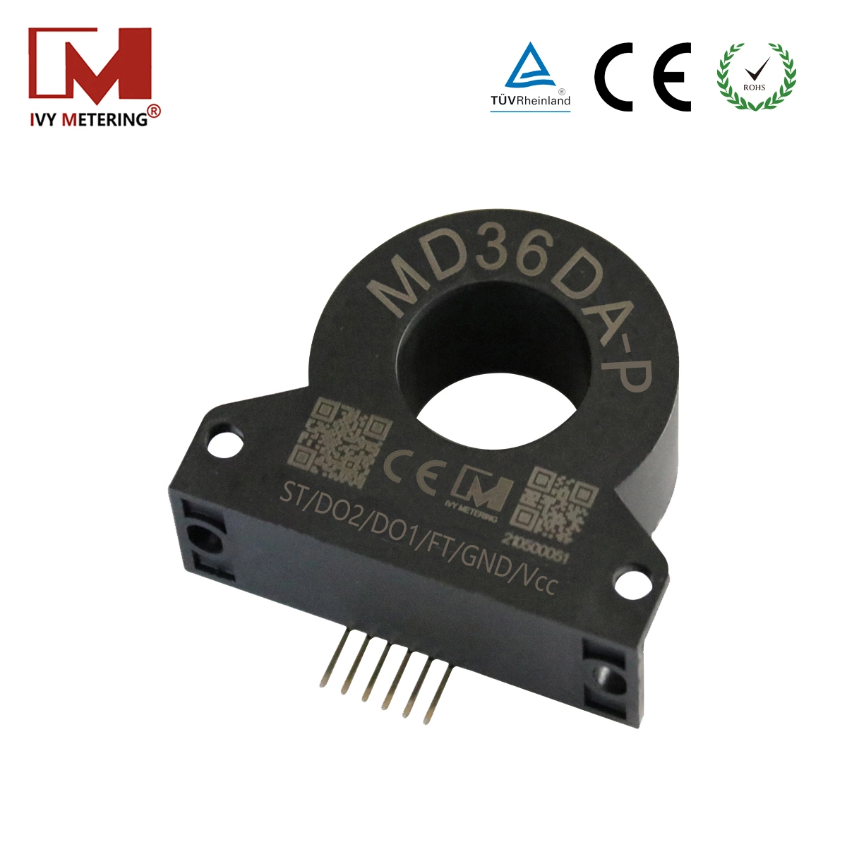 Protección residual contra fugas dc RCD CT 6mA de montaje en PCB EVSE Sensor de corriente con función de autocomprobación