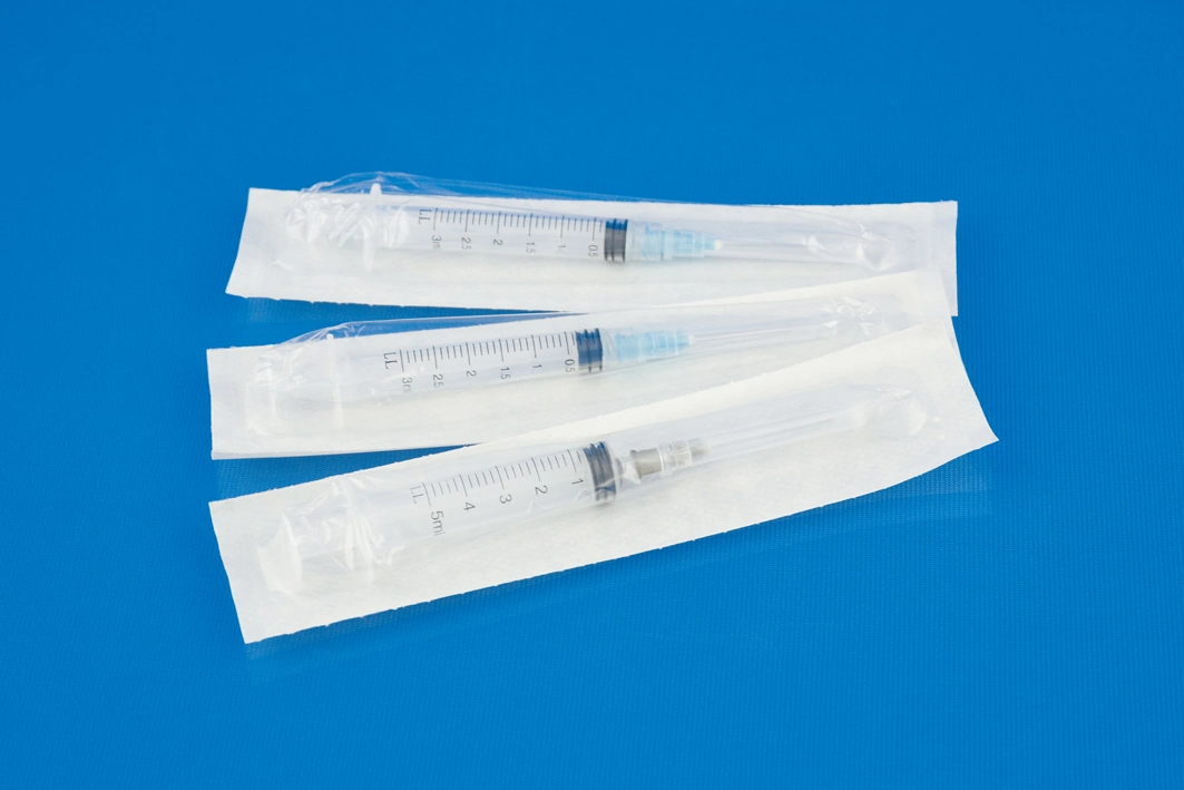 10ml, 20ml, 30ml, 50ml (60ml) sterile Luer-Einwegspritze mit CE, ISO mit oder ohne Nadel