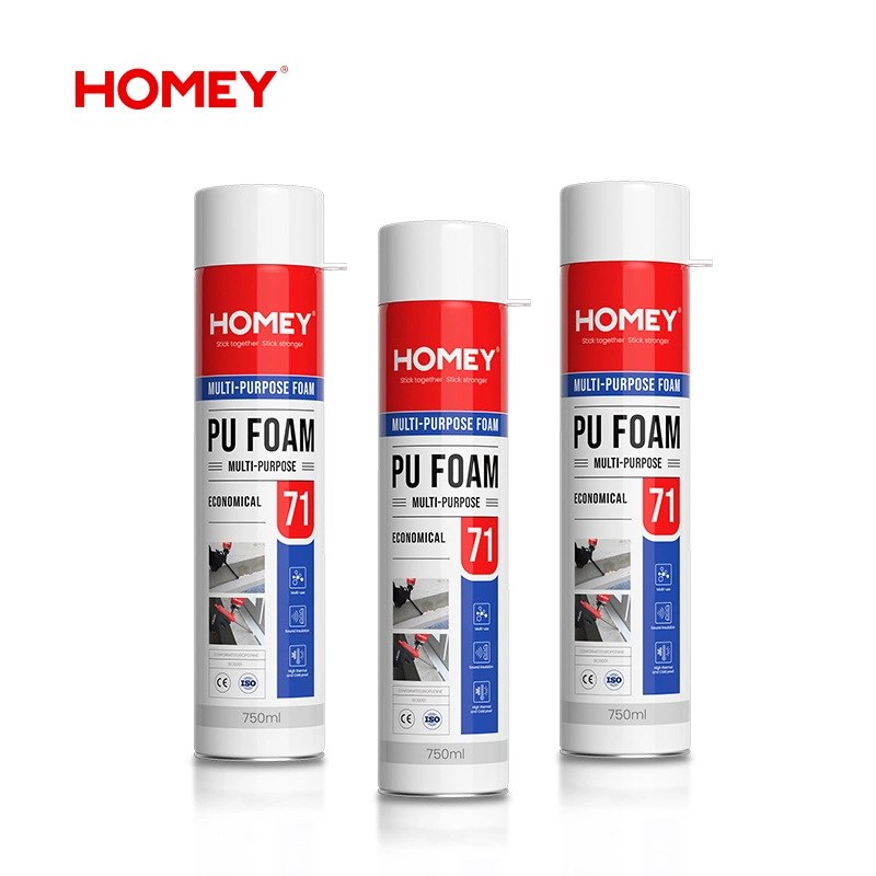 Homey Maufacturer Direct Sale Low Density 750ml/700gr PU Foam