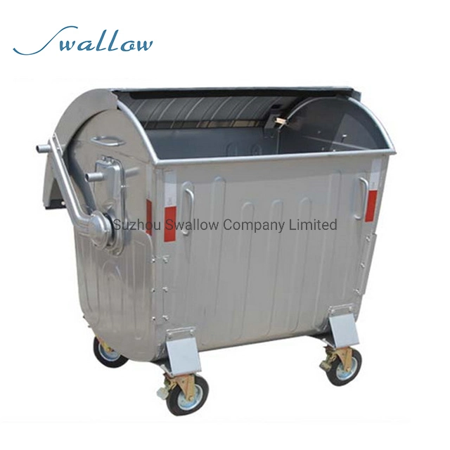 240L Outdoor Trash Receptacles Collection Garbage Bin