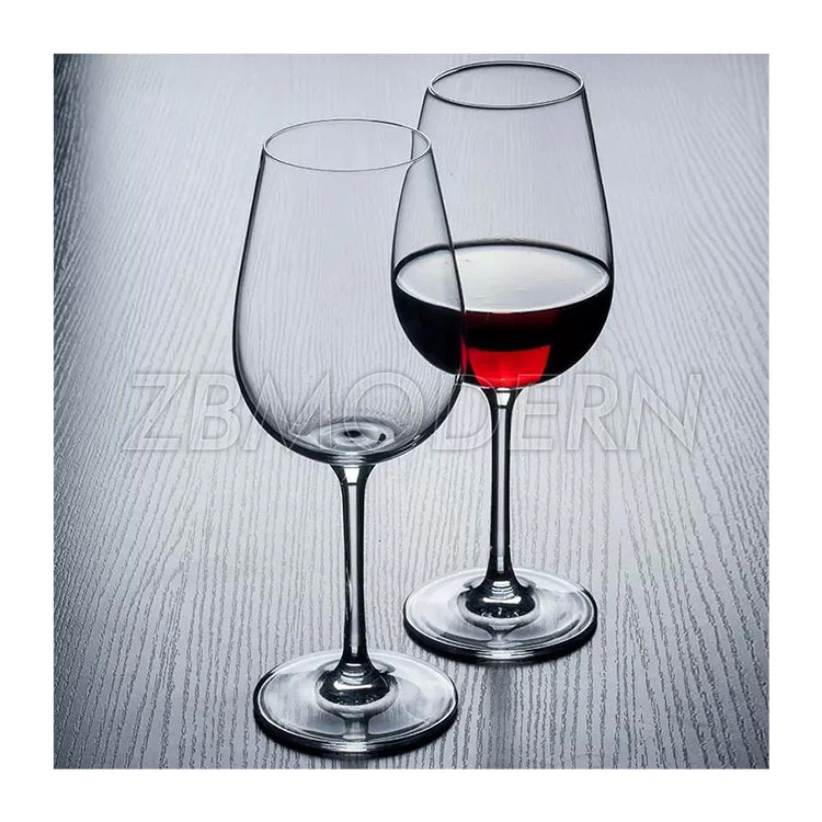 675ml Colorless Transparent Crystal Wine Glasses Universal Drinking Glass Set