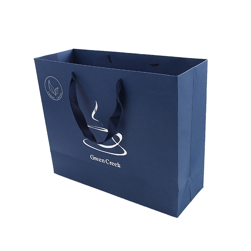 Hot Sale Gold Foil Hot Stamping Fashion Cosmetic Paper Bag
