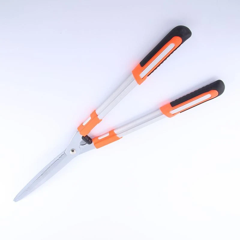 Securely Locked Orange PP Handle Multifunctional Hedge Trimmer