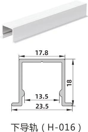 Soft-Closing Schiebetür Roller Aluminium System Trolley mit 4 Räder