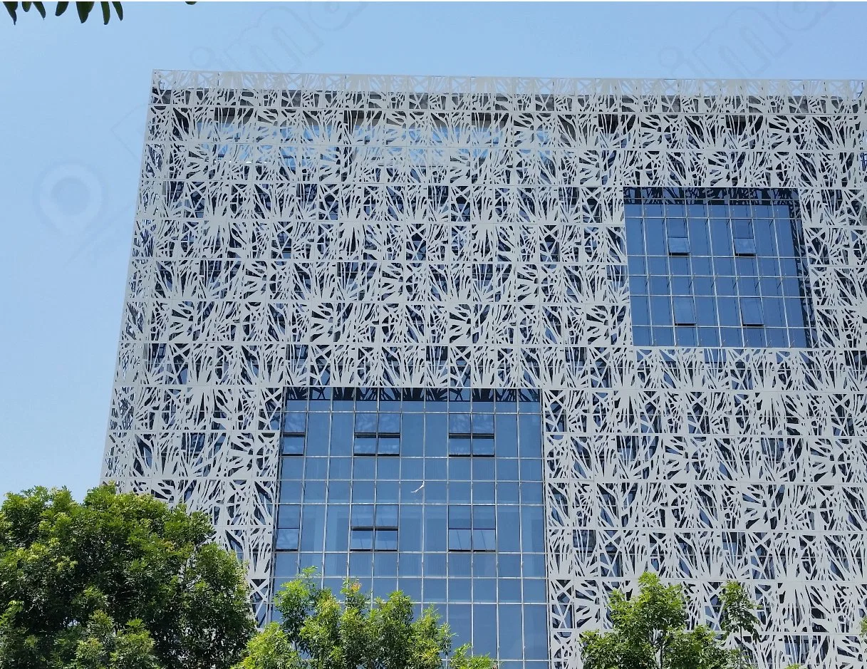 External Commercial Building Aluminum Profile Curtain Wall Invisible Glass Curtain Wall