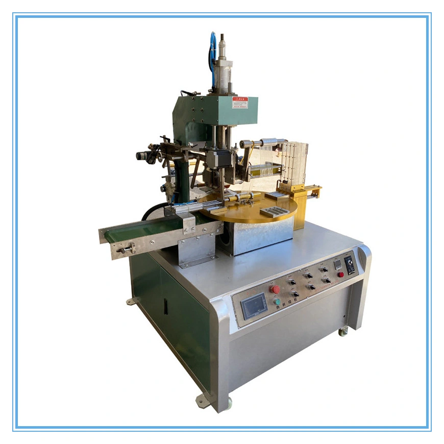 Automatische Rotary Hot Foil Stempelmaschine für Kunststoff / Papier / Leder
