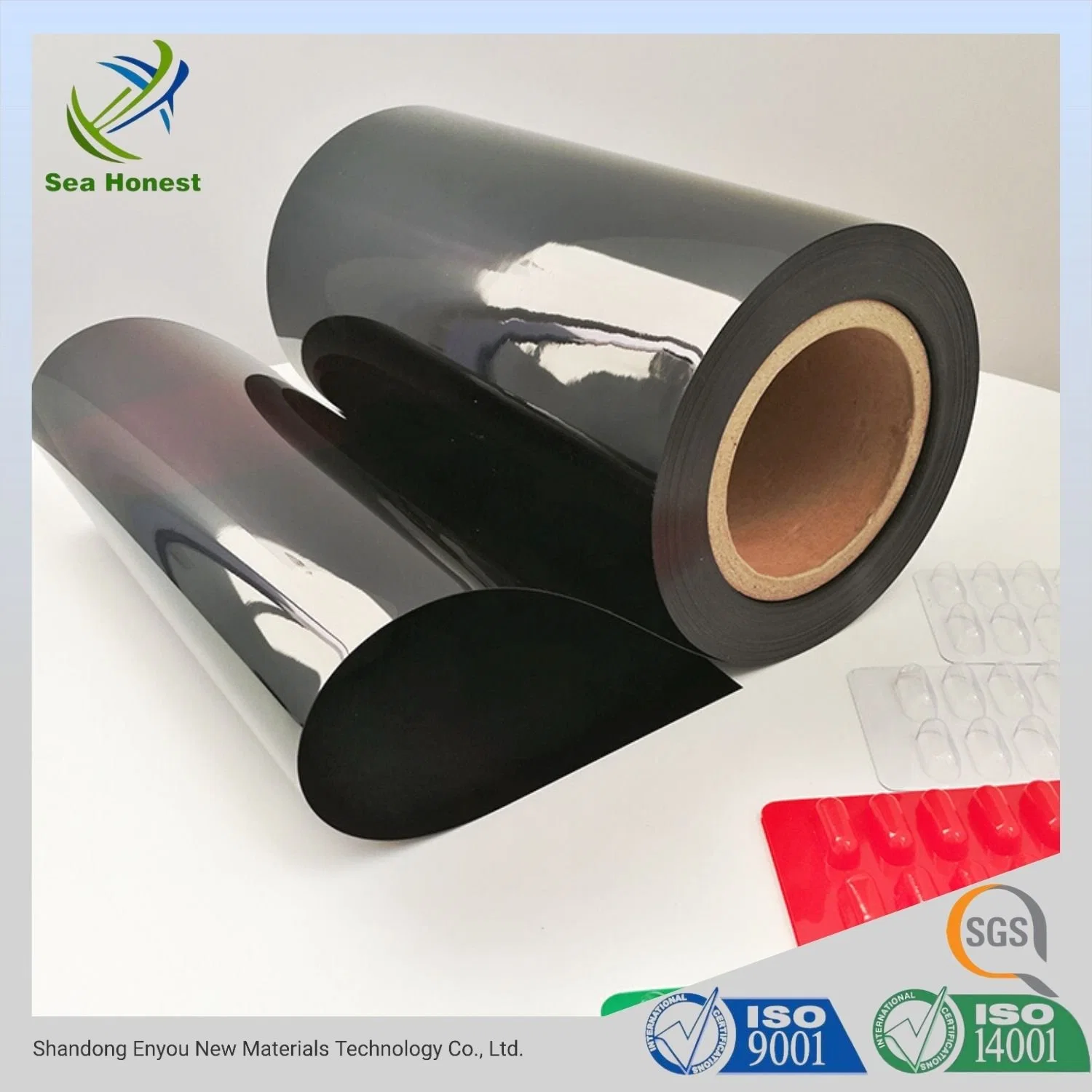 Opaque Black Matt Surface Rigid PVC Film for Blister