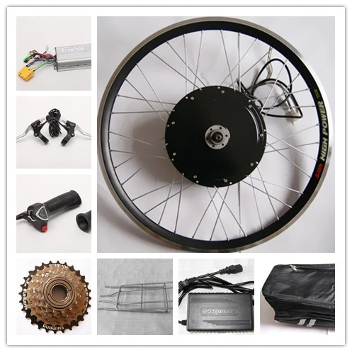 48V 1000W Electric Bicycle Conversion Kit with Optional 21ah Battery