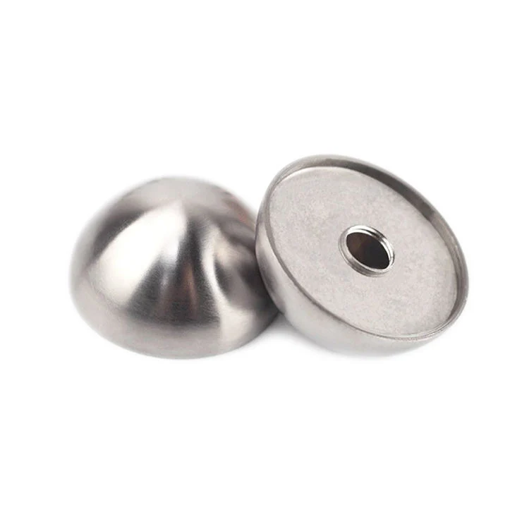 Half Round Stainless Steel Screw Cap Sets for Furniture Door Decoration 20 25 30 40 50 60 80mm Dome Cover Fasteners