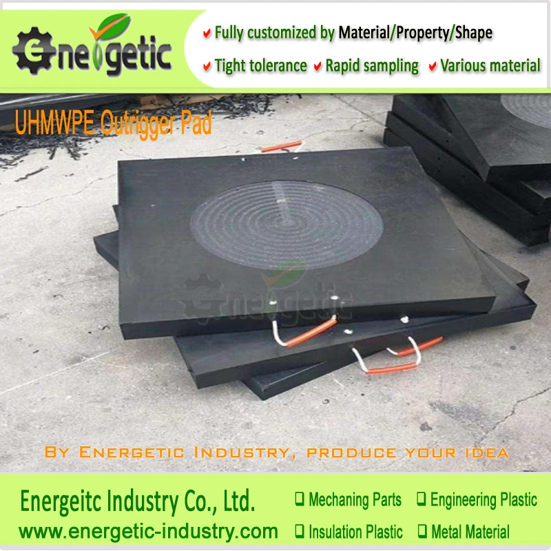 Custom Color Size UHMWPE/HDPE Jack Pad/Crane Pad/Outrigger Pad