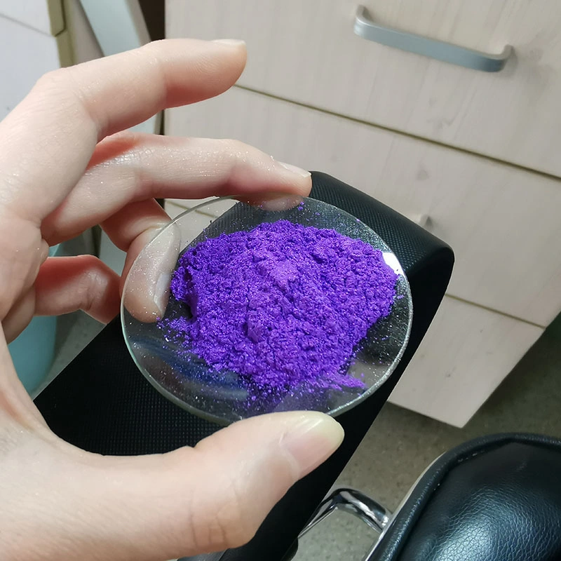 Violeta Mica Púrpura Púrpura pigmento de la perla para la sombra de ojos de tinte cosmético Y pintura