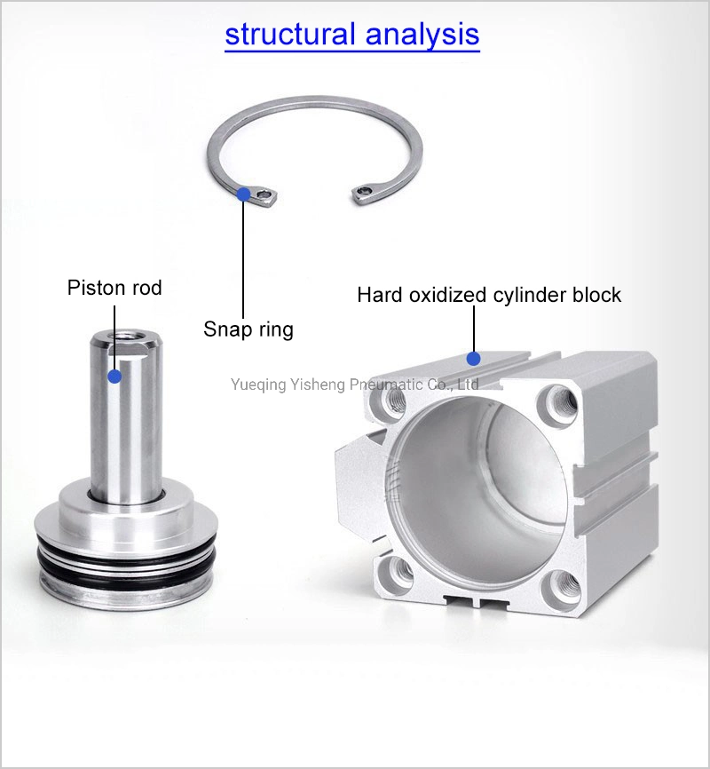 Airtac Type Sda Compact Cylinder Air Pneumatic Cylinder with Bore to 5/10/15/20/25/30