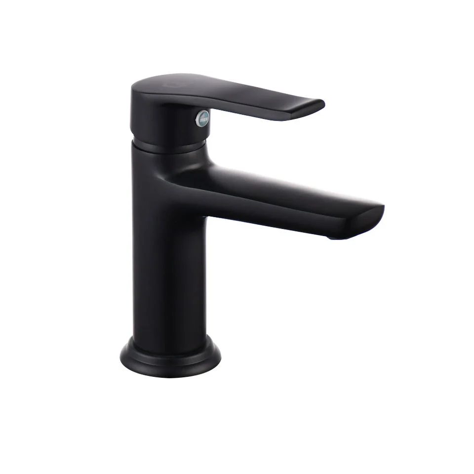 Wholesale/Supplier Single Lever Brass Basin Faucet Cold and Hot Water Mixer for Bathroom Dark Grey