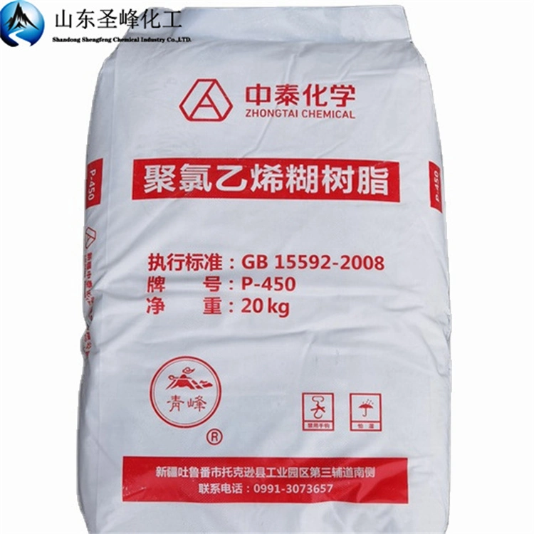 High Viscosity Artificial Leather Raw Material PVC Paste Resin P440/P450