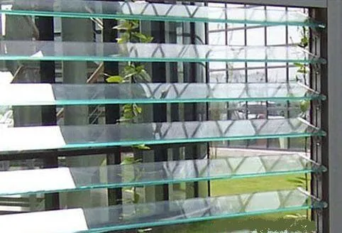 Manufacture 6.38mm 8.38mm Louver Glass Clear Laminated Glass Safety Glass Building Glass