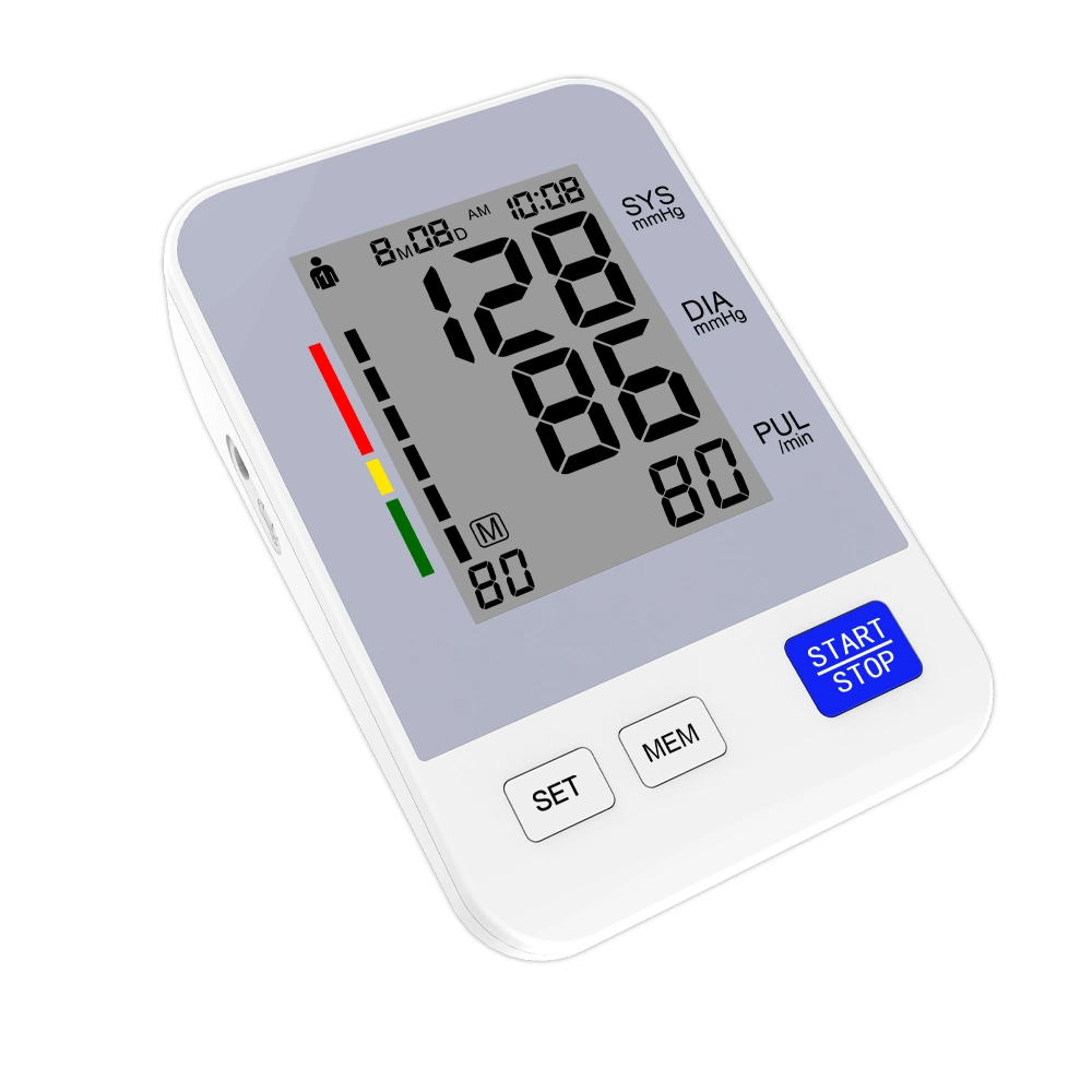 مقياس ضغط الدم للميوجوميتر من المصنع CE ISO OEM Digital Upper Arm Blood Pressure الشاشة