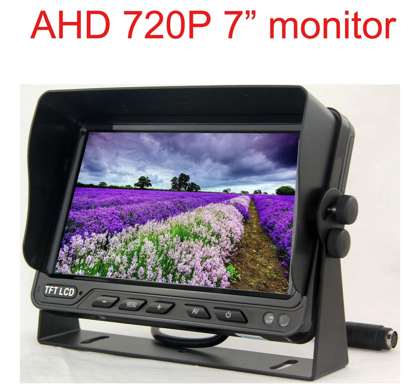 7 pouces 720p HD 1080p voiture Le système de moniteur LCD de rétroviseur