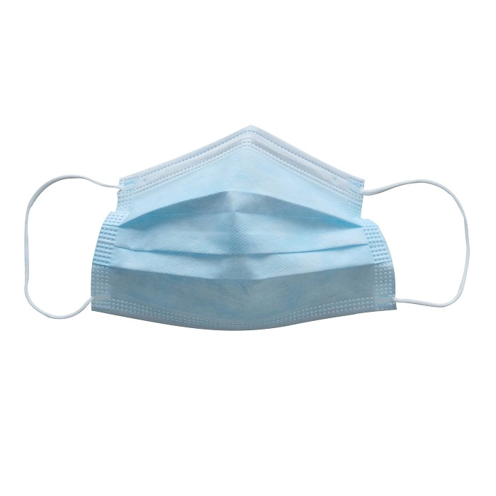 En14683 Type Iir Disposable 3 Ply Surgical Nonwoven Sanitary Pleated Custom OEM Surgeon Dental Facial Medical Procedure Protective Mouth Face Mask for Hospital