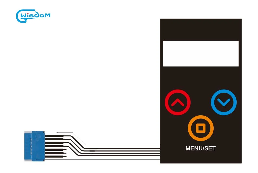 Silk Screen Printing Circuit Keyboard Membrane Switch Keypad with IP65 Waterproof Design