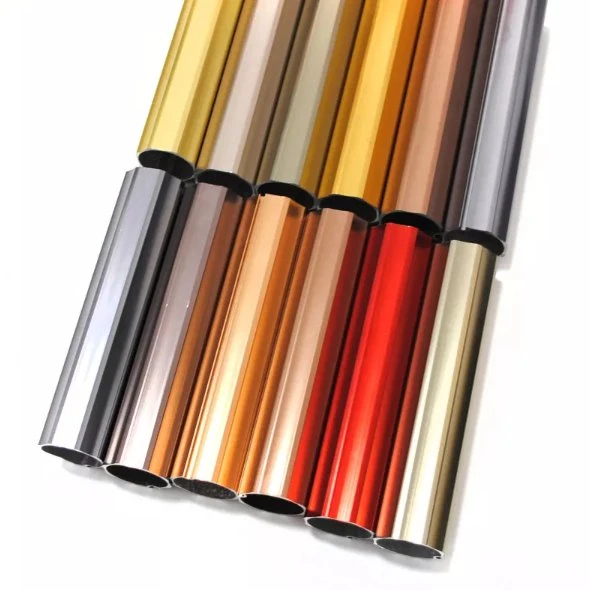 Extrusion couleur industriel enduit 410 420 Tuyau en acier inoxydable pour la construction du Tube