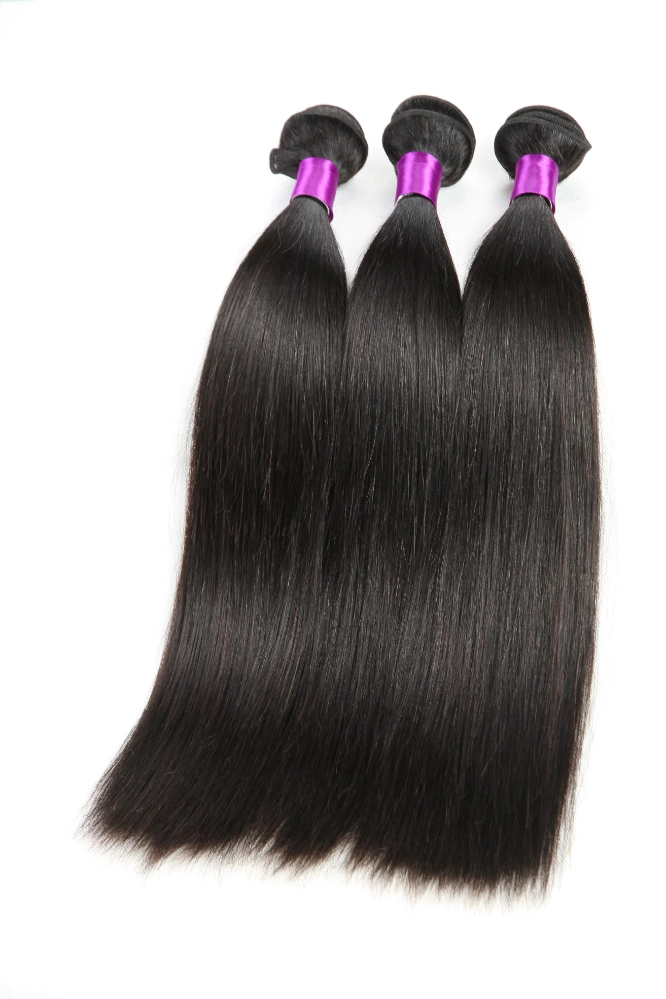 Wholesale/Supplier No Chemical Processed Raw Virgin Straight Human Hair Weaving