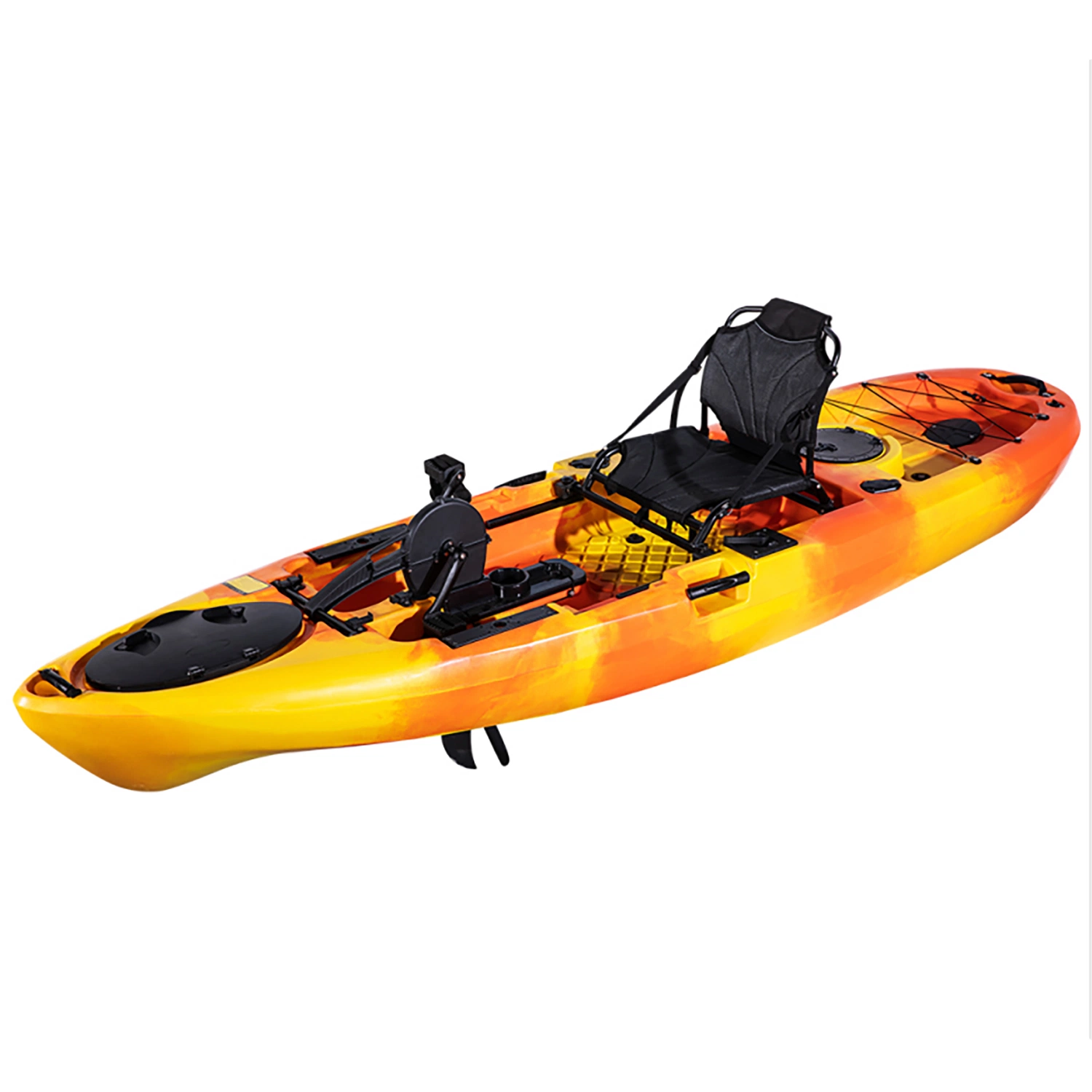 Single Seat One Person 10FT Fishing Pedal Drive PE Plastic Kayak