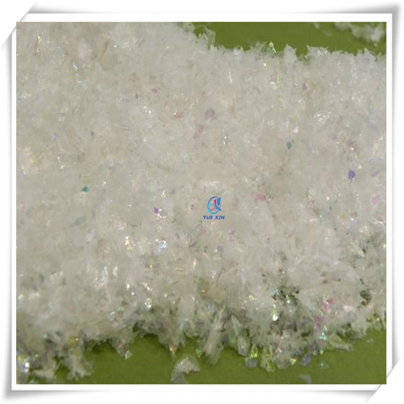 White Iridescent Snow Flake Mix for Store Decoration