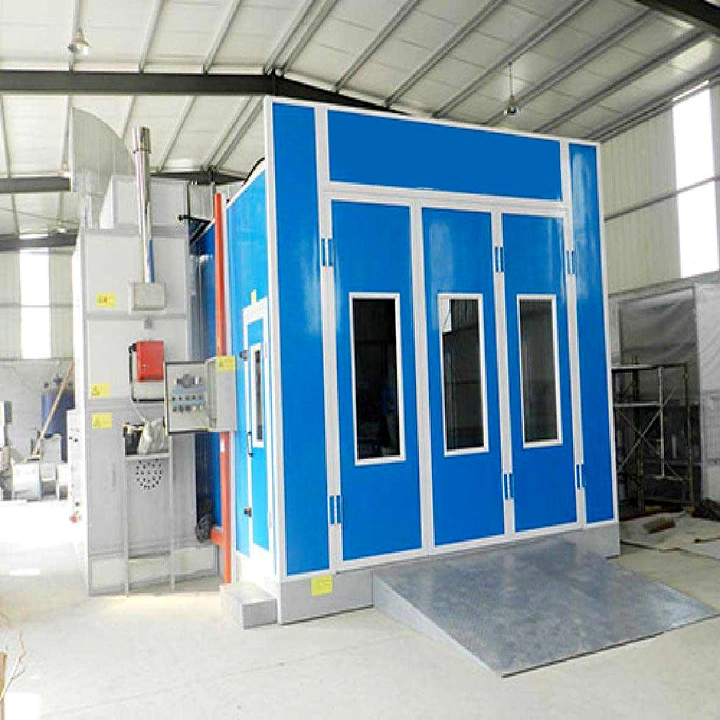 Hongyuan CE Automotive Car Auto Water Based / Waterborne Painting Booth/Paint Spray Booth with Gas Burner