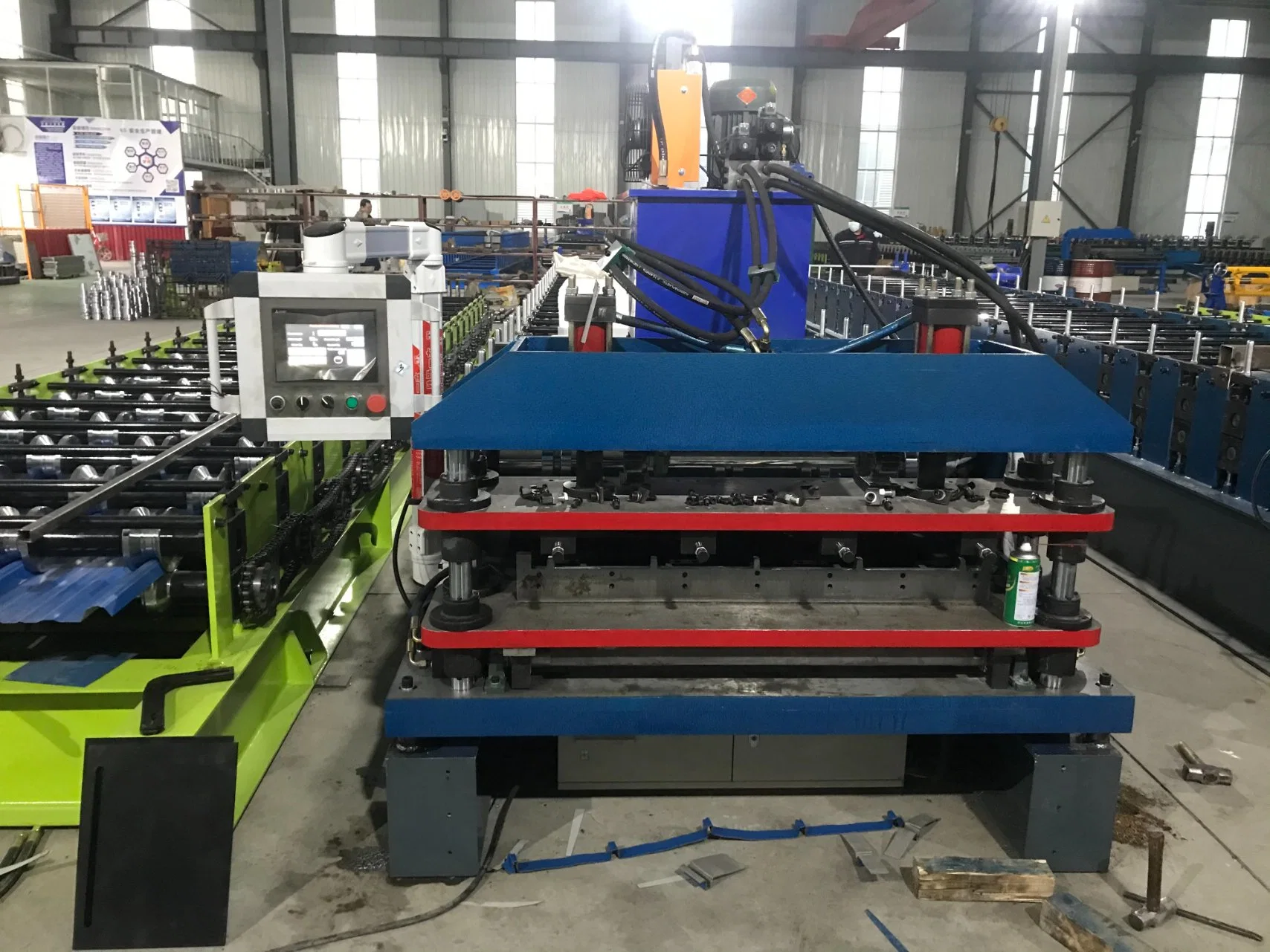 Standing Seam Machine Portable Standing Seam Roofing Machine Roll Forming Machine Roof Panel Locking Panel Forming Machine Locking Panel Forming Equipment