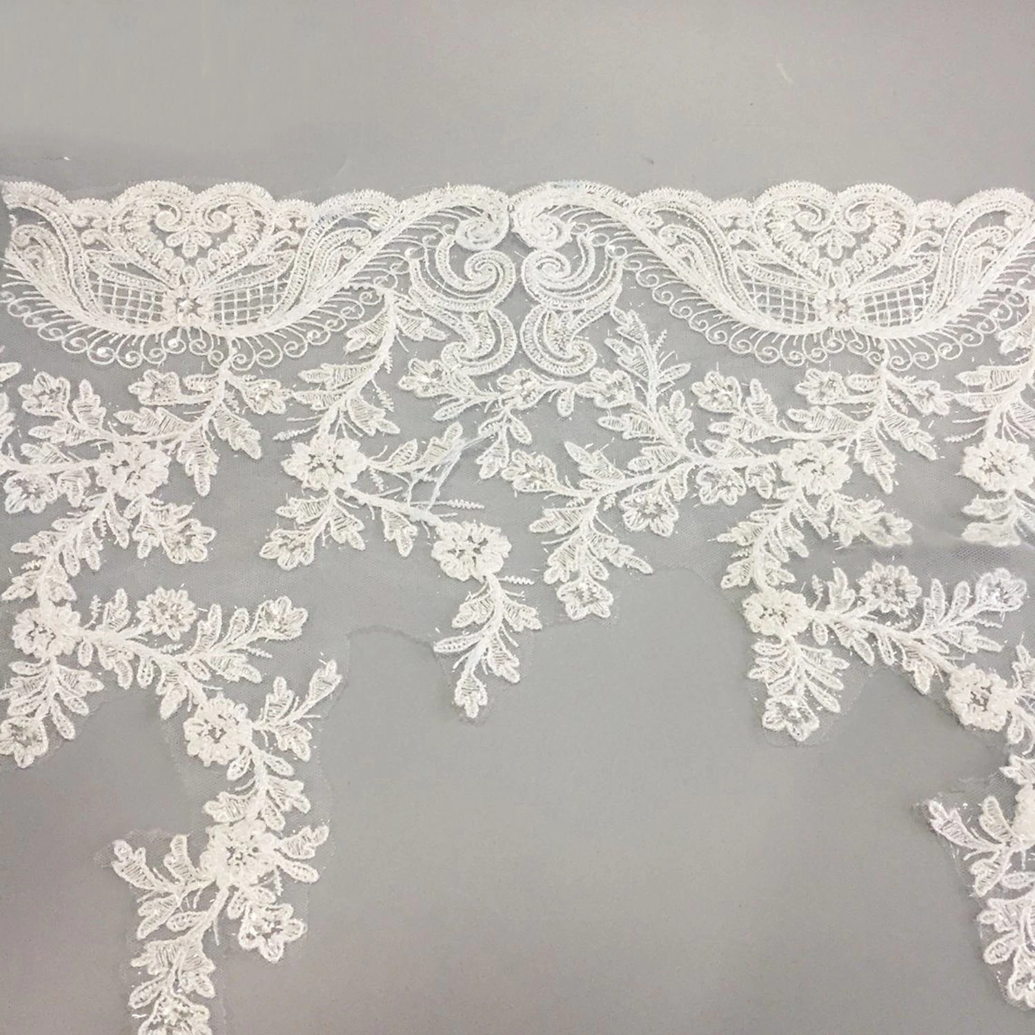 Stict QC 100% Finest Quality Embroidery Lace Fabric