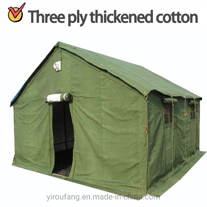 6x4m lienzo bastidor al aire libre camping de invierno de fácil configuración resistente al agua de emergencia de la carpa de servicio pesado marco Tienda Verde de la milicia grandes carpas