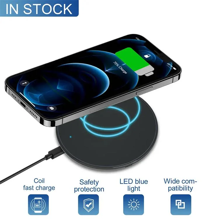 Wholesale/Supplier Universal 5W/7.5W/10W/15W Wireless Phone Charger Portable