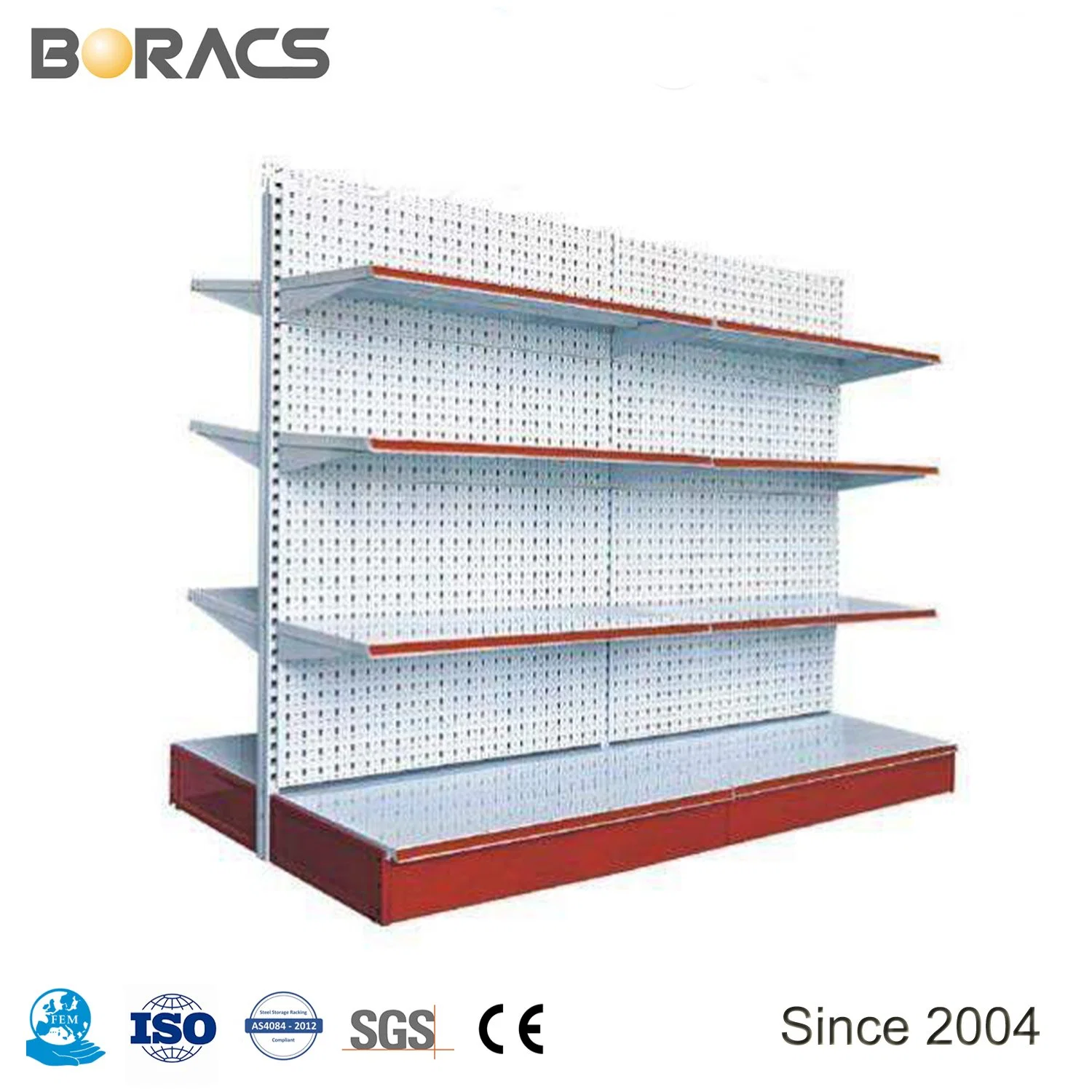 Loja de supermercado Hot Sale prateleiras Gondola Display prateleiras de prateleiras, prateleiras de supermercados, prateleira de supermercado Gondola / rack de metal