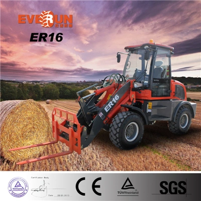 Everun CE Euro4 1600kg Motor Bachoe Loader Traktor