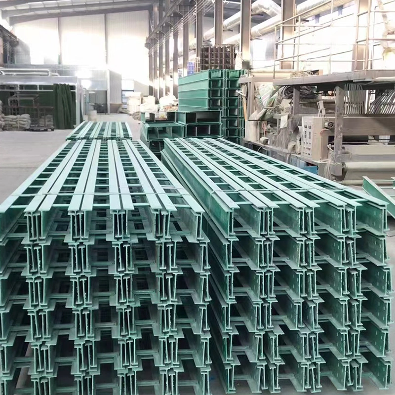 Flame Retardant Trough Ladder Tray Type Glass Fiber Reinforced Plastic Cable Bridge