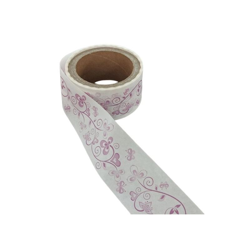 Flower Pattern Printed Sanitary Napkin Release Paper