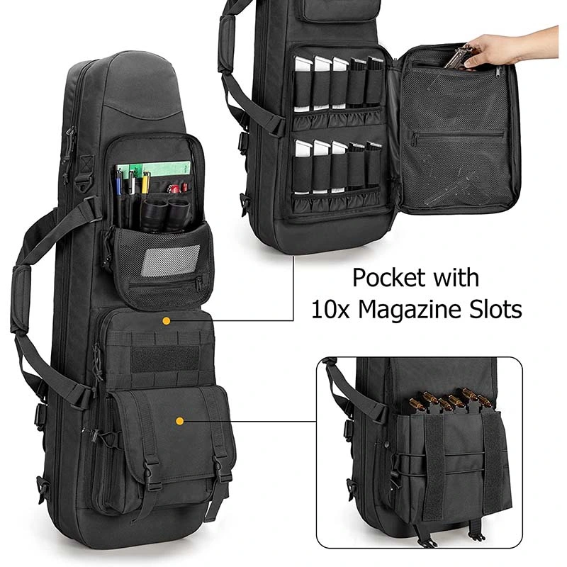 Tactical Multi Pocket Hunting Bean Double Shoulder Gun Backpack