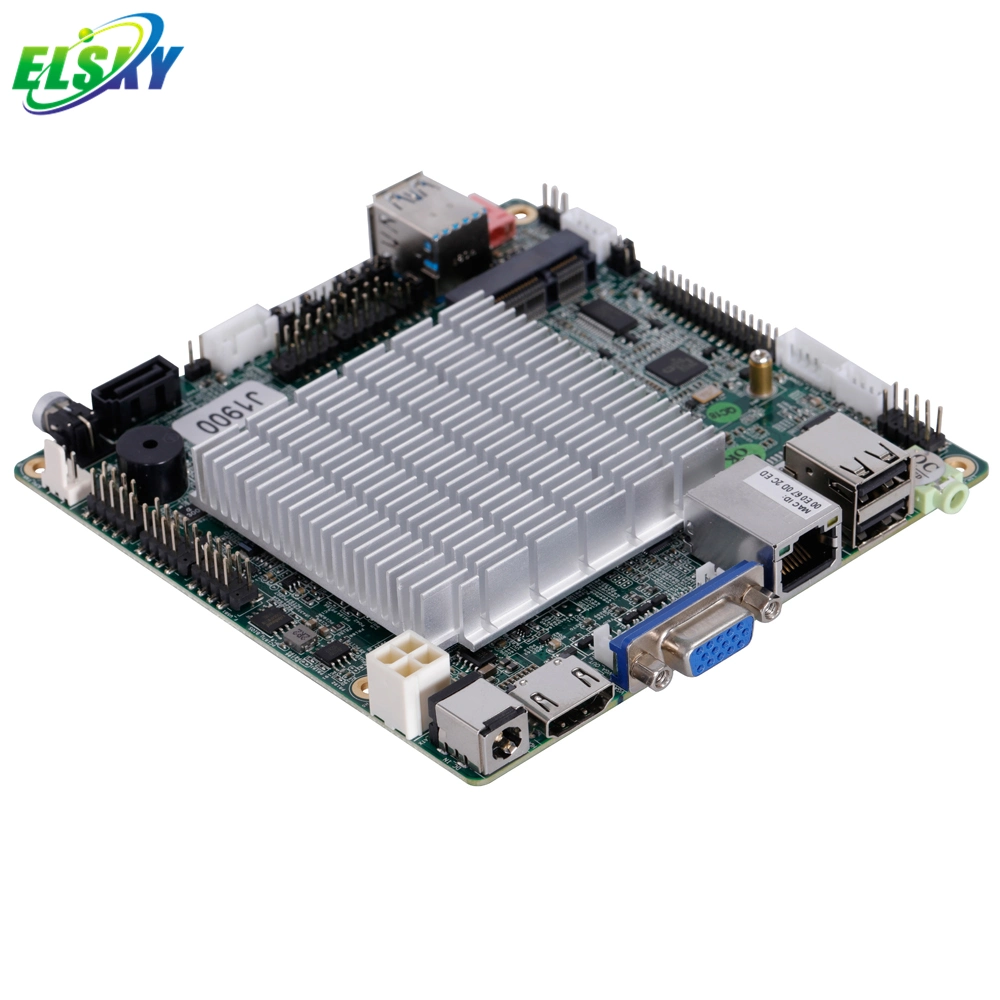 LAN 8USB Nano-Itx 120*120mm Dual Core Fanless Motherboard for Computer.