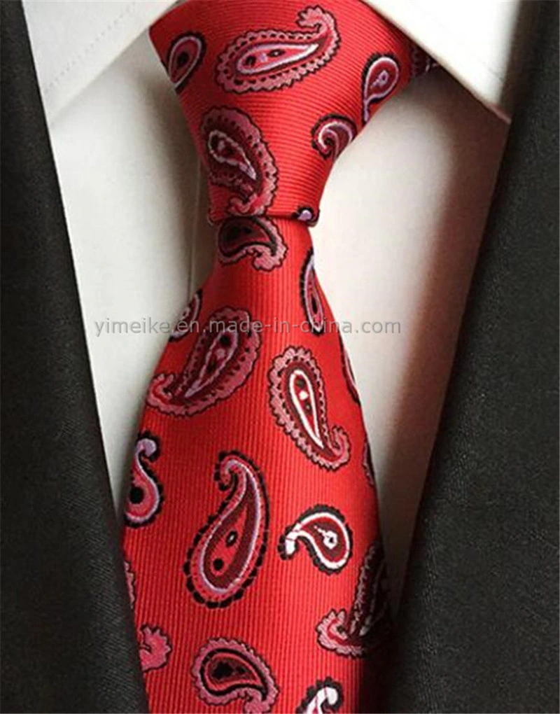 Fuente de alimentación 1200 hilos Paisley poliéster Hombre′ S Corbata floral Corbata de traje de moda