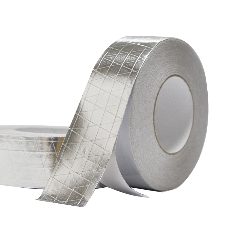 Glass Aluminum HVAC Foil Kraft Paper Aluminium Fiberglass Fireproof Scrim Fsk Tape