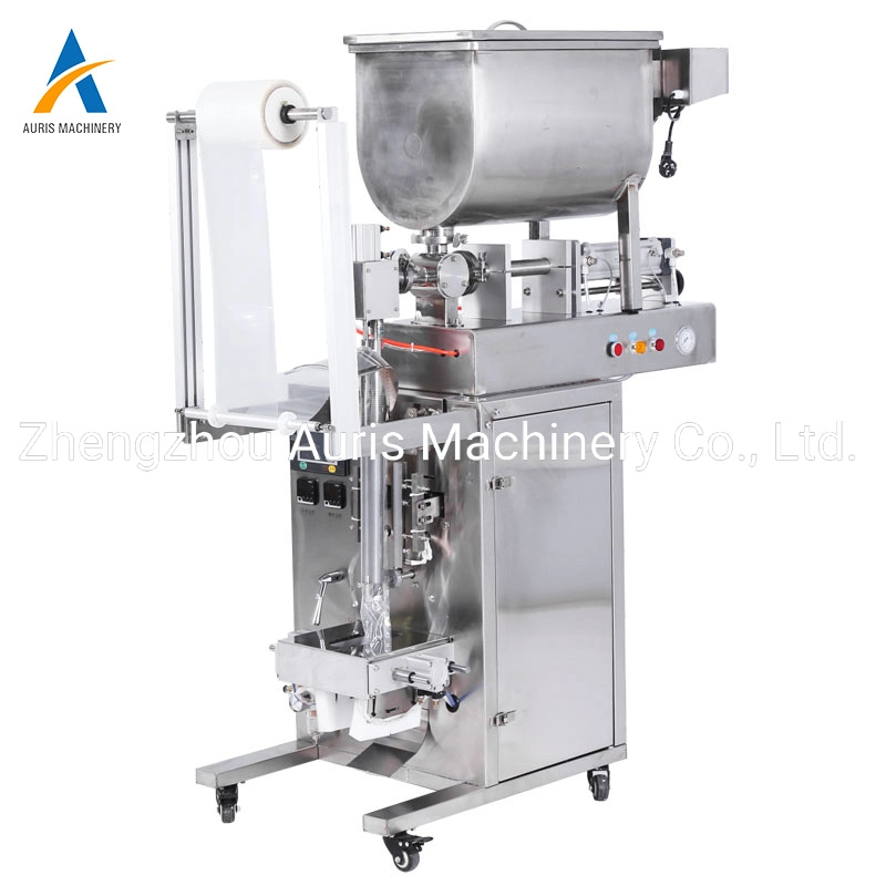 Fully Automatic Measuring Vertical Food Sauce Back Sealing Semi-Fluid Packaging Machine