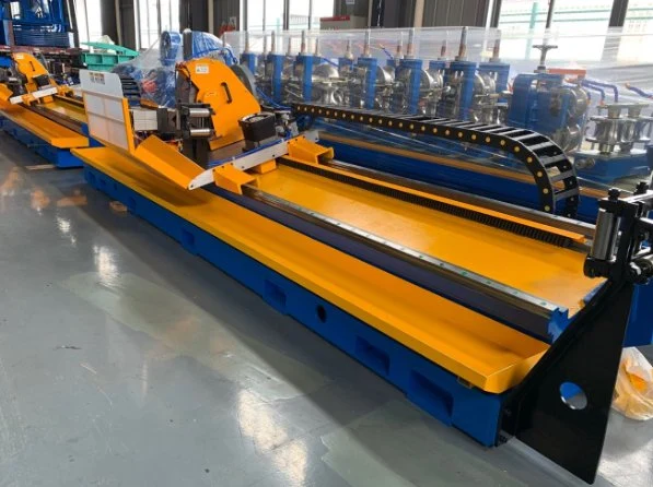 Cold Roll Material Furniture Sewage Vertical Storage Steel Pipe Making Machine