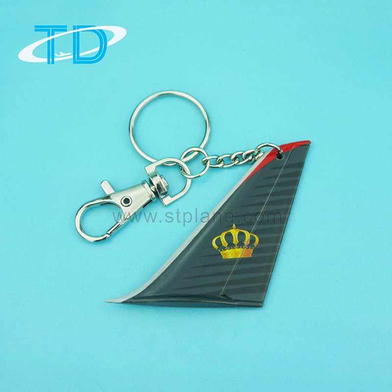 B787 28cm Plane Tail Business Gift Keychain