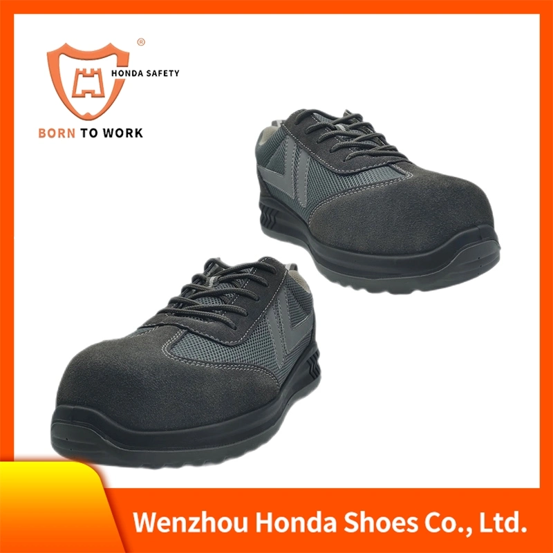 Cuero Industrial hombres/mujeres Zapatos de seguridad Calzado de trabajo Calzado de seguridad