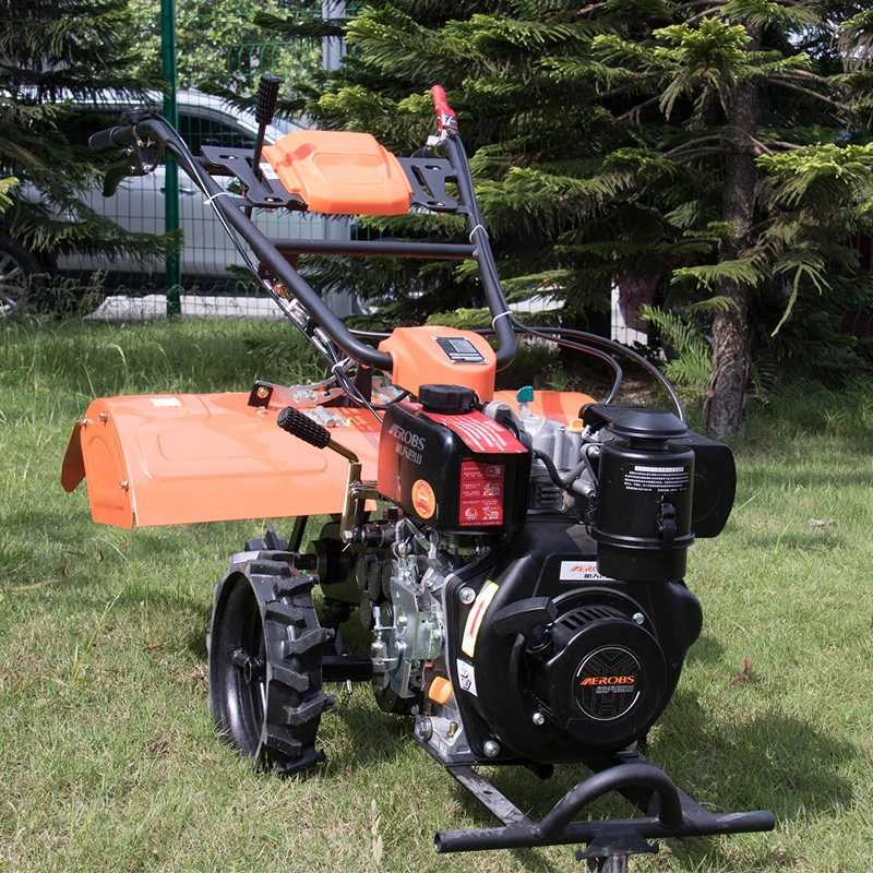 Orange BS220X Engine Aerobs Wooden Box Packaging Tractor Mini Weeder