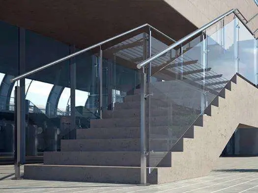 Stainless Steel Railing Baluster Systems Stairs Glass Railing Prices