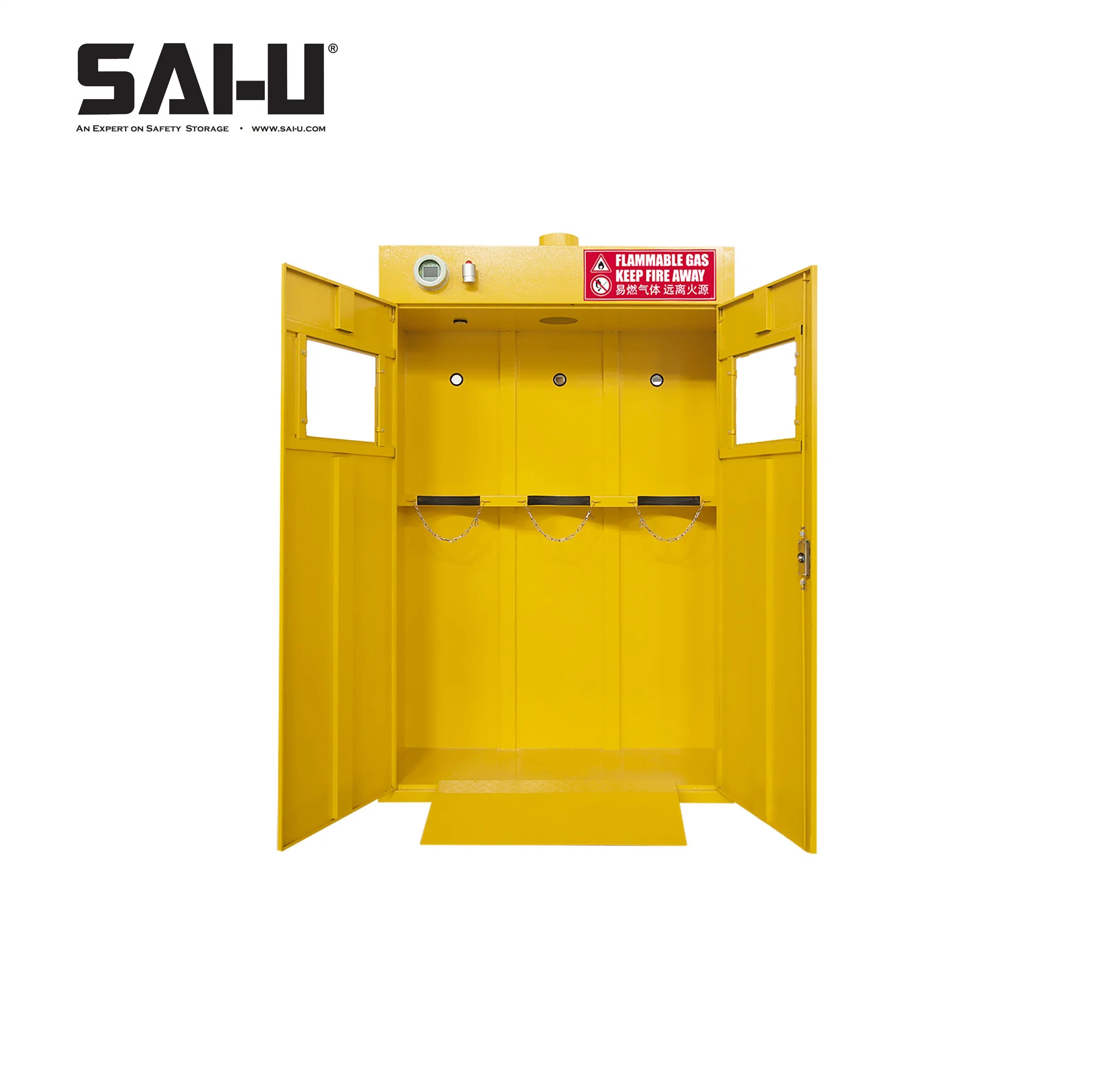 Sai-U Professional Gas Cylinder Storage Cabinet Steel Cylinder Cabinet Gc003y