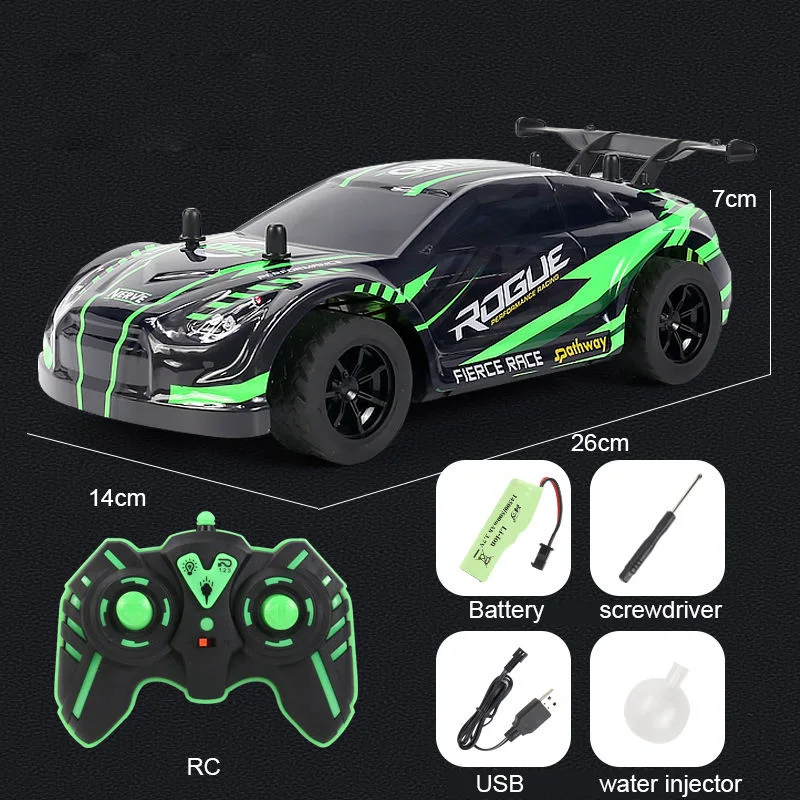 RC Car Cool Toy Car 2.4G Radio Remote Control Racing Buggy 4WD Drift Climb off-Road Gift for Boys Birthday High Speed